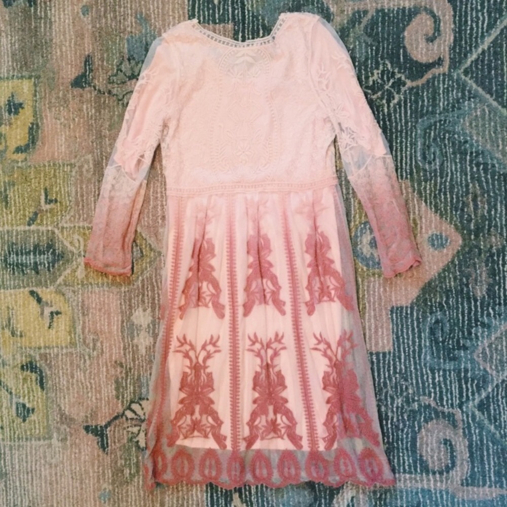 Orange creek midi dress